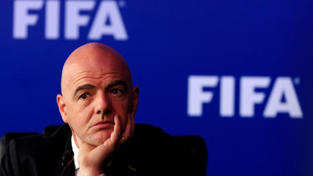 Gianni Infantino, l'actuel président de la FIFA. [Jaime Saldarriaga/Reuters]